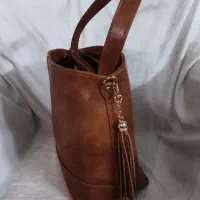 کیف چرم مصنوعی نو رنگ عسلی|کیف، کفش، کمربند|تهران, کیانشهر|دیوار