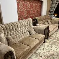 مبل ده نفره با میز جلو مبلی|مبلمان خانگی و میز عسلی|آزادشهر, |دیوار