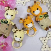 عروسک بافتنی زرافه
