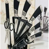 سرویس 9 پارچه کارد و ساطور آشپزخانه