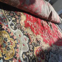 پشتی ۱۰ عدد فرش ۱۲ متری قالیچه ۴ متری|فرش|لاهیجان, مهرگان|دیوار