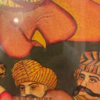 نقاشی پشت شیشه آنتیک|کلکسیون اشیاء عتیقه|تهران, سعادت‌آباد|دیوار