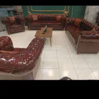 مبل راحتی چستر 8نفره جنس چرم|مبلمان خانگی و میز عسلی|چناران, |دیوار