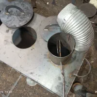 بخاری هیزمی سه کاره ورق ۲ میل|بخاری، هیتر، شومینه|ابهر, |دیوار