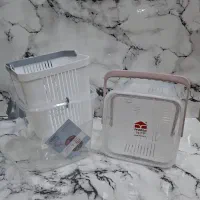 ظرف آبکش mania نگهدارنده ترشیجات و لبنیات/ پنیر|ظروف نگهدارنده، پلاستیکی، یکبارمصرف|آفتاب, |دیوار