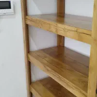 قفسه چهارطبقه|کتابخانه، شلف، قفسههای دیواری|رشت, کوی امام رضا|دیوار