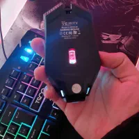 ماوس و کیبرد گیمینگ rgb|قطعات و لوازم جانبی رایانه|رشت, جانبازان|دیوار