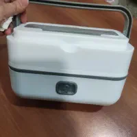 ظرف غذا برقی  دو کاسه.یک طبقه