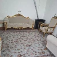 مبل چوبی کلاسیک ۷ نفره درچه