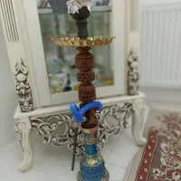 قلیون تنه چوب کامل با کیف