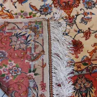 زرع ونیم دستباف ۵۰رج تبریز طرح بنام چله وگل ابریشم|فرش|تهران, بازار|دیوار