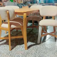 میزناهارخوری مینیمال،مینی مال تدی،میزصفحه روکش چوب|میز و صندلی غذاخوری|خمینیشهر, |دیوار