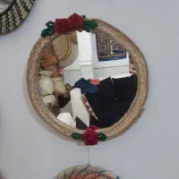 انواع مختلف دیوار کوب حصیری هدیه مادر|آینه|قم, میرزائیه|دیوار