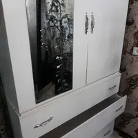 کمد نوجوان سفید چهار کشویی