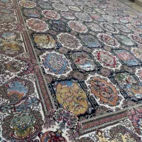 فرش خشتی دوازده متری اعیان ۱۲۰۰شانه ضخیم گوشی|فرش|ری, شهادت|دیوار