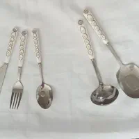 سرویس قاشق چنگال سرامیکی