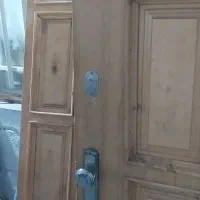 درب چوبی تمیز دولنگه|مصالح و تجهیزات ساختمان|اصفهان, لیمجیر|دیوار