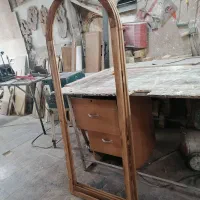 قاب آینه چوبی قدی گنبدی|آینه|مشهد, الهیه|دیوار