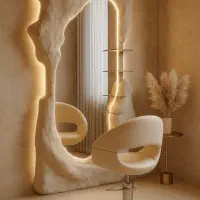 آینه کنسول پاپیه ماشه