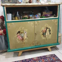 ویترین چوبی پتینه