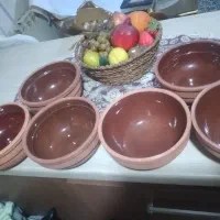 کاسه آبگوشت خوری سفالی دانه ای ۱۰۰ هزار تومان
