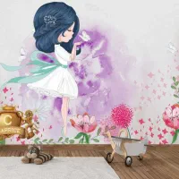نقاشی ساختمان نصب کاغذدیواری و پوستر سه بعدی|خدمات پیشه و مهارت|تهران, سلیمانی|دیوار