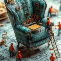 تولید و تعمیر مبلمان خوشحال|مبلمان خانگی و میز عسلی|بیرجند, |دیوار