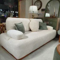 مبل راحتی/مینیمال پینترستی/با پاف و جلومبلی شرکتی|مبلمان خانگی و میز عسلی|مشکیندشت, |دیوار