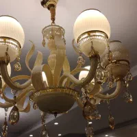 لوستر ۶ شعله کاملا نو|لوستر و چراغ آویز|تهران, تهرانسر شرقی|دیوار