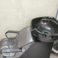 لوازم سالن زیبایی سرشور صندلی اصلاح آینه پارتیشن