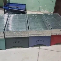 منقل،بخاری هیزمی،کباب پز تاشو،باربیکیوگریل طرح جوج