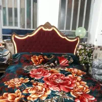 تخت خواب از جنس چوب|تخت و سرویس خواب|اردکان, |دیوار