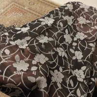 پارچه چادر مجلسی زنانه قواره طول۵ متر عرض۱۱۵ سا|لباس|ارومیه, |دیوار