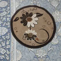 دو عدد گلیم فرش  گرد ۸۰ در ۸۰