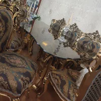 سرویس کامل مبلمان استیل چوب راش|مبلمان خانگی و میز عسلی|زنجان, |دیوار