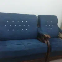 یک دست مبل هفت نفره تمیز|مبلمان خانگی و میز عسلی|رضوانشهر, |دیوار