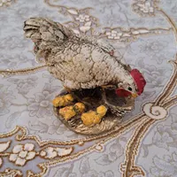 مجسمه تزئینی مرغ و جوجه ها|مجسمه، تندیس، ماکت|لنگرود, |دیوار