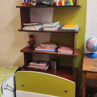 سرویس تخت وکمد،آینه و دراور و کتابخانه کودک نوجوان|تخت و سرویس خواب|نیشابور, هفده شهریور|دیوار