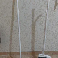 جارو و خاک انداز و طی دسته بلند لیمون