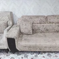 فروش مبل راحتی 7نفره باجلو مبلی وغذا خوری 8نفره