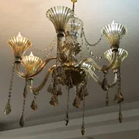 لوستر تمام کریستال خارجی