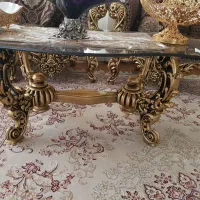 مبلمان سلطنتی ومیز ناهار خوری.|مبلمان خانگی و میز عسلی|قم, آذر (نکویی)|دیوار