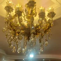 لوستر تمام برنز نونو|لوستر و چراغ آویز|بروجرد, |دیوار