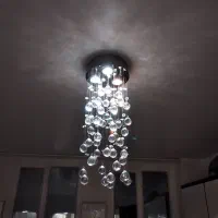 تعدادی لوستر کریستالی سیم بکسلی آکبند نونو|لوستر و چراغ آویز|تهران, مینابی|دیوار