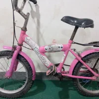 دوچرخه 16تمیز دخترانه صورتی