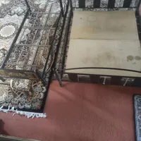 تخت خواب دو نفره  و تخت خواب یک نفره فلزی|تشک تختخواب|مرودشت, ژیان|دیوار