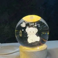 گوی کریستال دکوری و شب خواب جدید کریستالی|چراغ خواب و آباژور|شیراز, گود عربان|دیوار