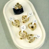 نمونه انگشتر استیل مارک مدل ترک زیبا و طراحی طلا