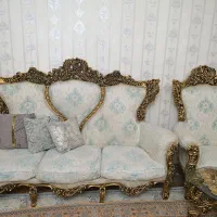 مبل سلطنتی ۹نفره سالم با چوب راش