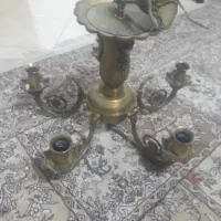 لوستر پنج شاخه برنزی